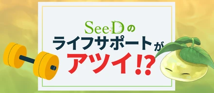 社員の声から誕生した制度も！？SeeDのライフサポート制度がすごい
