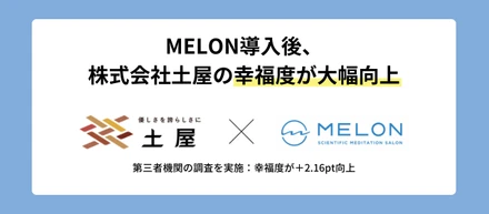 MELON導入後、株式会社土屋の幸福度が大幅向上——調査で対象者の71％の幸福度がアップ