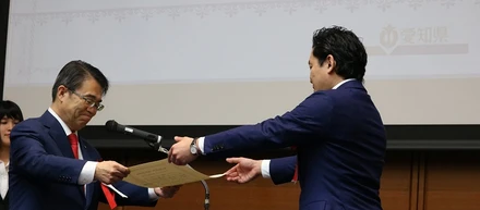 H29年度愛知県ファミリーフレンドリ―企業表彰式に出席しました。