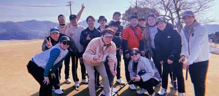 休日に野球部でゴルフ大会を開催⛳