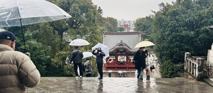 雨の日の鎌倉