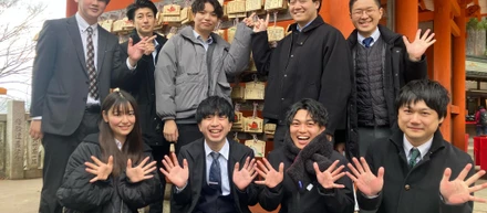 合格祈願とCSR活動