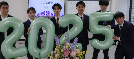 2025年度入社式を開催しました。―3名の新たなメンバーが仲間入りです！
