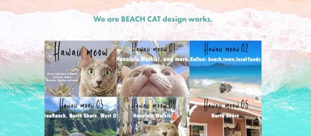 "😺🌴BEACH CAT design works" について