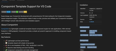 VS Code拡張機能「Compomint Template Support」の開発・公開