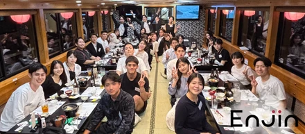 【26卒内定者×Enjin】”屋形船イベント”内定者と社員で過ごした、ちょっと特別な夜