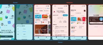 Perk アプリにおける WebView + Flutter の選択と実践