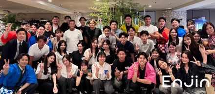 【Enjin社内イベント 七夕パーティー】～流しそうめんと短冊を手に、語り合った七夕の夜～