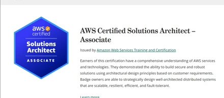 AWS Certified Solutions Architect – Associate 合格(2025.6.23)