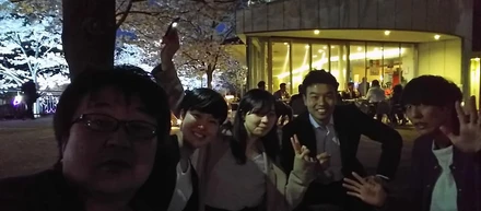 3時からお花見です。