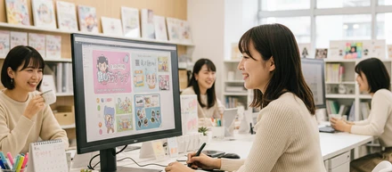 【入社1年目社員インタビュー】「デザインって楽しい！」ものづくり未経験からグッズ制作に飛び込んだ私のリアル