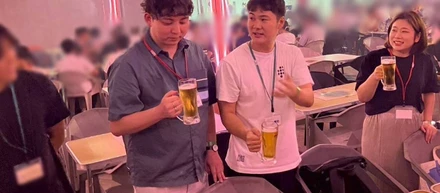 【株式会社ポロック】令和７年７月　ビアガーデンにて報告会！