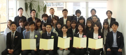 ロゾパンサン 平成30年度入社式