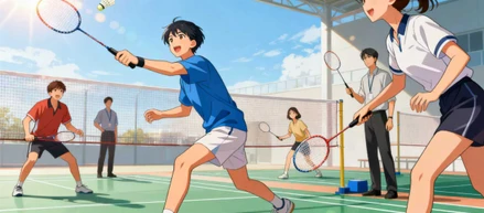 🏸 社員の健康と成長を応援！