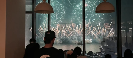 オフィスから花火鑑賞🎆