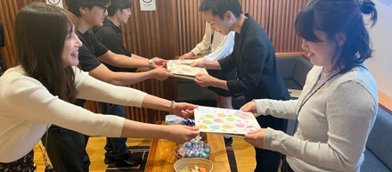 試用期間を終え、新卒3名が正式な仲間に！