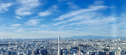 オフィスからの青空