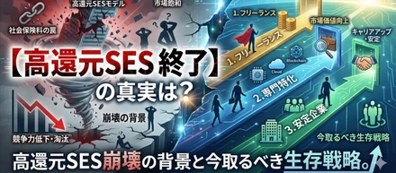 【高還元SES終了】の真実は？高還元SES崩壊の背景と今取るべき生存戦略。
