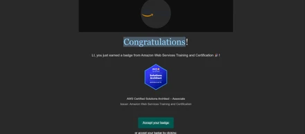 AWS SAAC03の認定資格を獲得しました