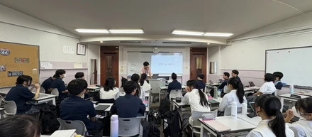 外部講師として複数の高校で活動中