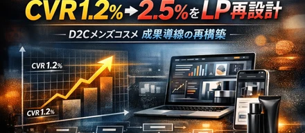 CVR1.2%→2.5%を狙うLP再設計｜構造診断から見えた改善余地