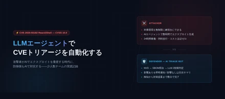 AIエージェントが守るセキュリティ--少人数チームの脆弱性対策の常識を変えた話 (3/3)