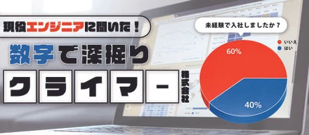 ちょっと本音も？数字で深掘りクライマー株式会社