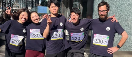 <Event Report #1> ”Team Hmlet” が丸の内の仲通りを激走！大丸有（大手町・丸の内・有楽町）企業対抗駅伝