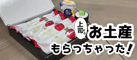 【日常】上司からお土産もらっちゃった！