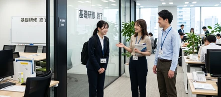 【新卒入社】基礎研修を終了し部門研修に旅立ちました。