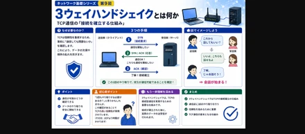 NWキホンのキ 第9回：3ウェイハンドシェイク