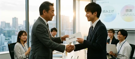 【就活生向け】初任給現金手渡し時に話したこと。
