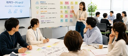 初の社内ワークショップで見えてきた社員の秘めたる思い