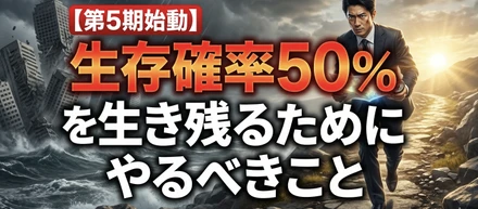 【第5期始動】生存確率50％をベンチャー企業が生き残るために挑戦します。