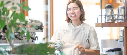 ライフスタイルの変化に合わせて働き方をシフト。自然と笑顔が生まれる空間を共に作りたい