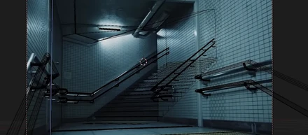 Blenderを用いた地下鉄駅構内シーン制作