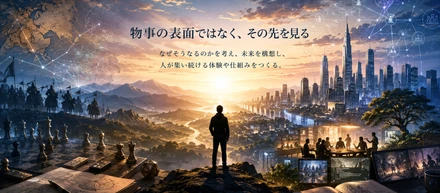 「物事の表面ではなく、その先を見る」