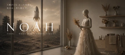 AIを使ってSF映画広告『NOAH』を作りました。