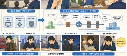 「システムを作れるだけでは足りない」ロンドンで学んだ、“全体を見るエンジニア”の価値