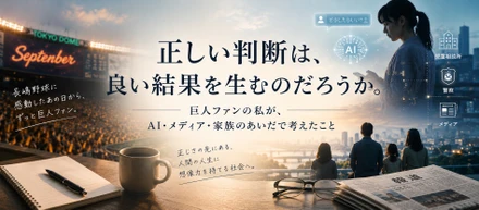 正しい判断は、良い結果を生むのだろうか。── 巨人ファンの私が、AI・メディア・家族のあいだで考えたこと