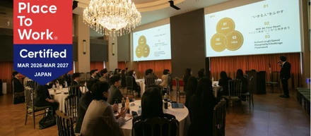 Great Place To Work® Institute Japanより「働きがいのある会社」に初認定されました！