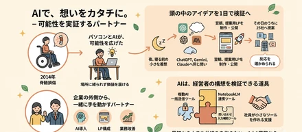 寝る前の思いつきを、翌朝LPにして25社へ届けた話