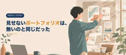 見せないポートフォリオは、無いのと同じだった。