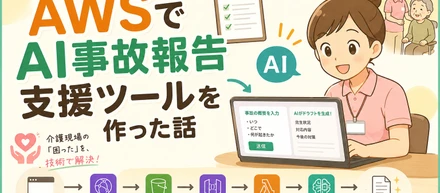 介護士がAWSでAI事故報告支援ツールを作った話