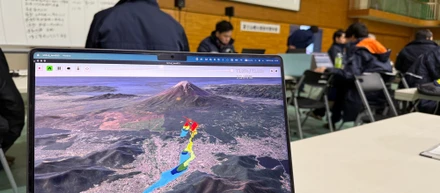 富士山溶岩流3Dシミュレータを開発・デモ発表しました