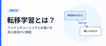 転移学習（Transfer Learning）とは？ファインチューニングとの違いを初心者にもわかりやすく解説