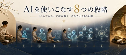 AIを使いこなす8つの段階——「おもてなし」で読み解く、あなたとAIの距離