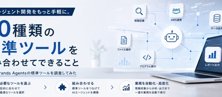 AIエージェント開発をもっと手軽に。50種類の標準ツールを組み合わせてできること