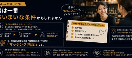 "いい人が欲しい"は、実は一番あいまいな条件かもしれません