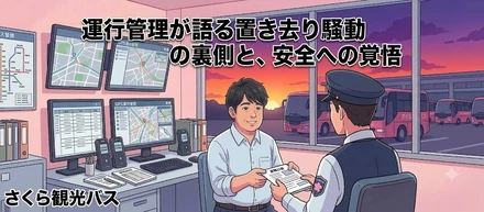 さくら観光バスが「やばい」と騒がれた日。運行管理が語る置き去り騒動の裏側と、安全への覚悟